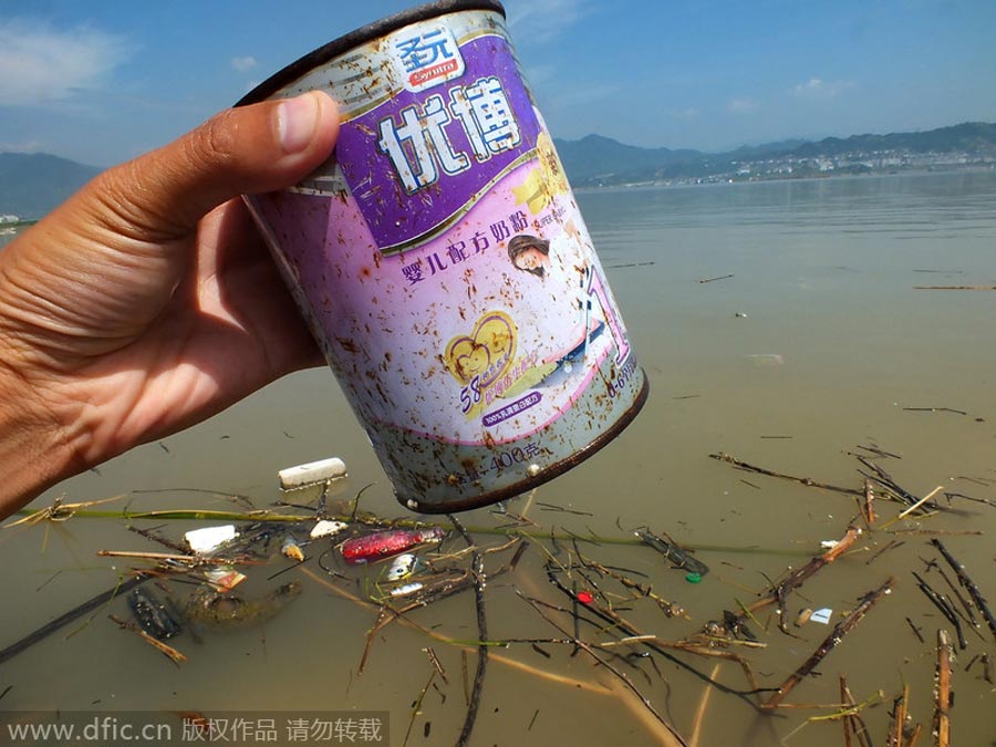 Garbage chokes Three Gorges Reservoir