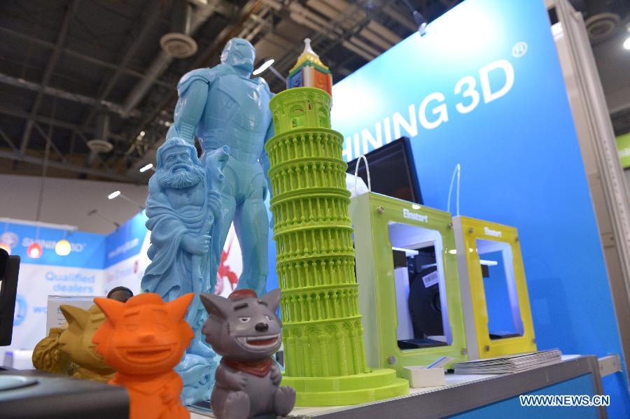 3D printed items seen during 2015 Intl Consumer Electronics Show