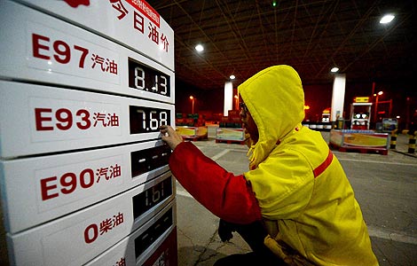 China raises gasoline, diesel prices