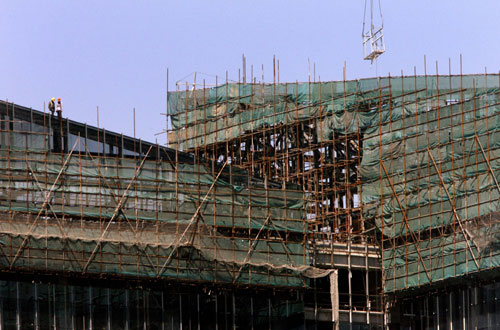 A building under construction