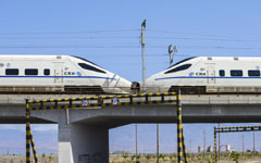 Bullet train networks growing at high speed