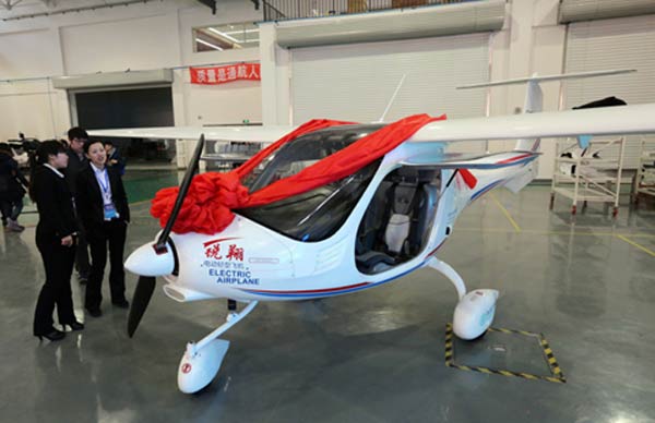 China's first electric plane ready for sale