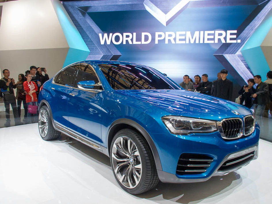 BMW X4 concept world premiere at Shanghai auto show 2013