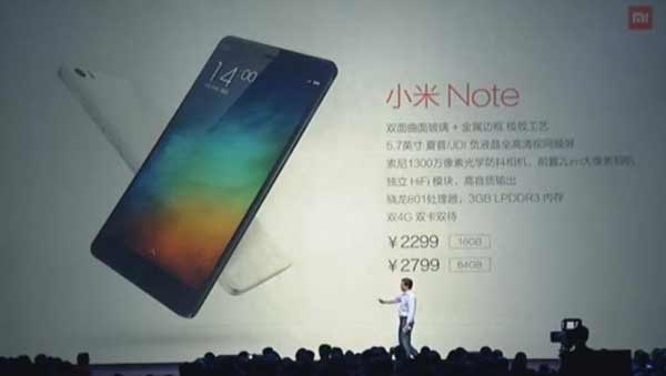 Xiaomi launches new Note in Beijing