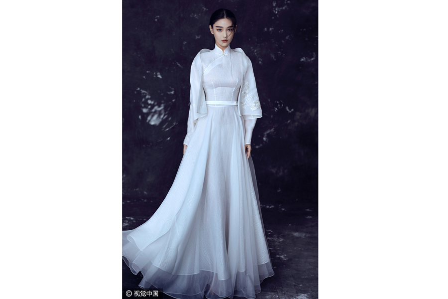 Actress Zhang Xinyu shoots for fashion photos