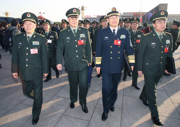 Delegates arrive for the CPC congress