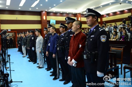 Mafia-style gang stands trial in central China