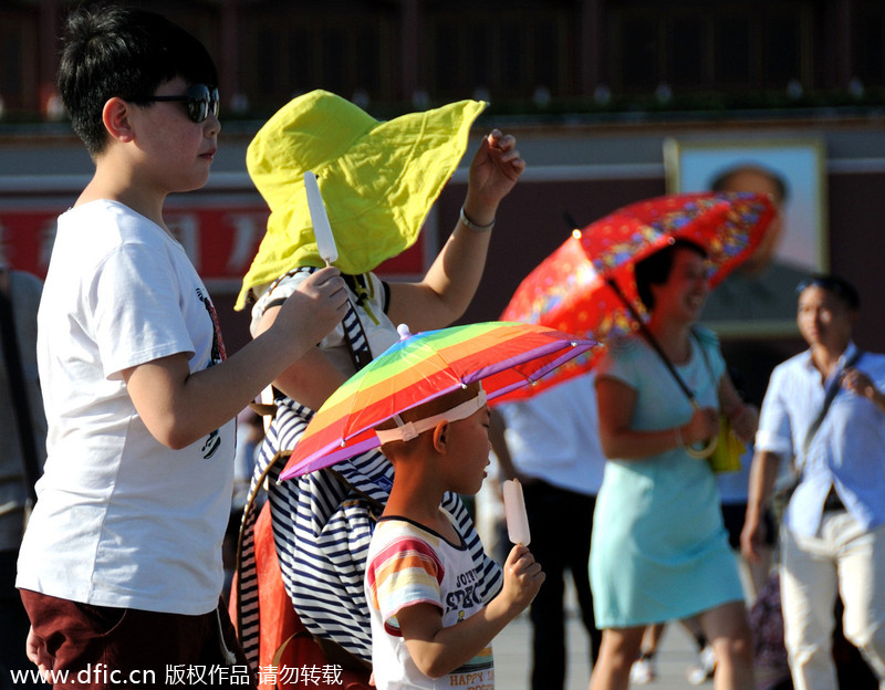 Heat wave hits Beijing