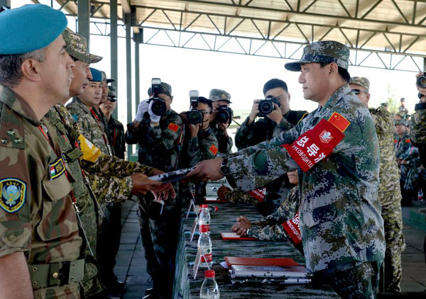 Peace Mission-2014 anti-terror drill kicks off in N China