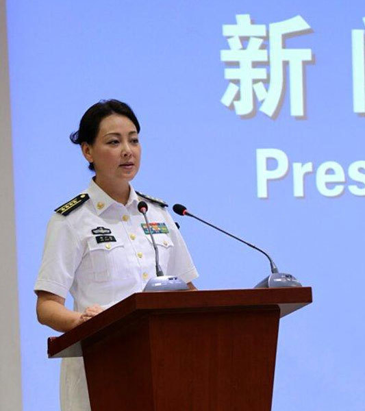 Maiden voyage for PLA spokeswoman