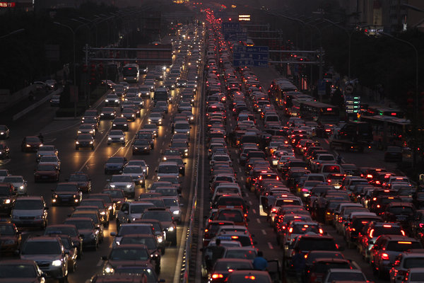 Traffic rush ahead of National Day holiday