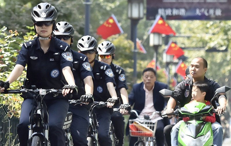 West Lake patrol on bicycle