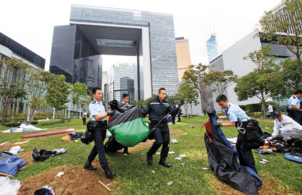 Tolerance ends, HK chief vows