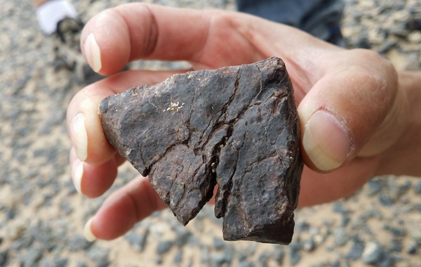 Meteorite madness in an alien landscape