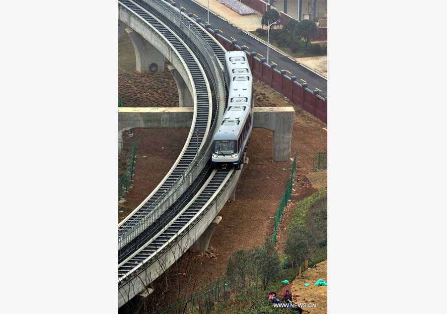 Changsha's low speed maglev railway to be on trial