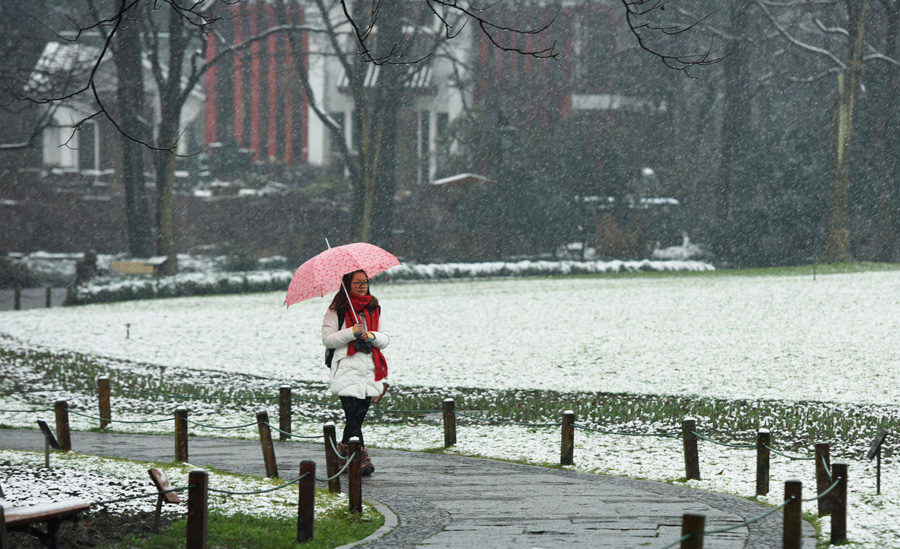 Winter flexes its muscles as cold snap makes its way