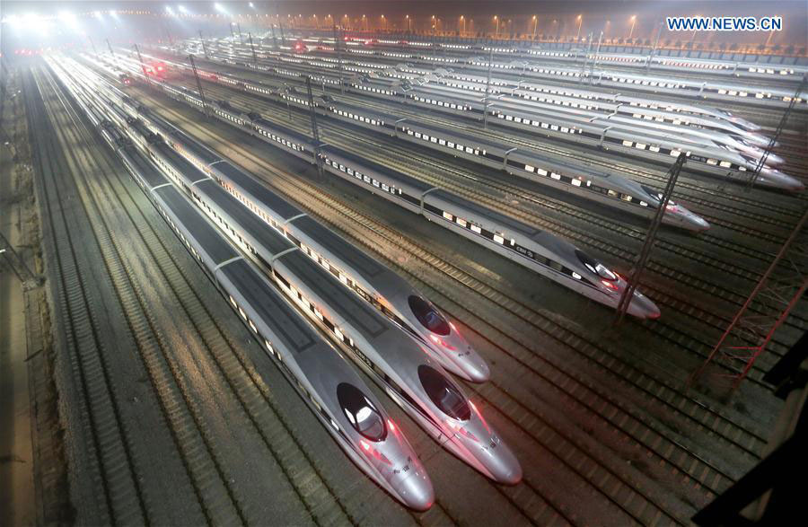 China has world's largest high-speed rail network