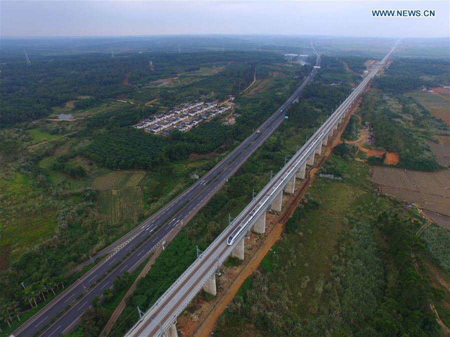 China has world's largest high-speed rail network