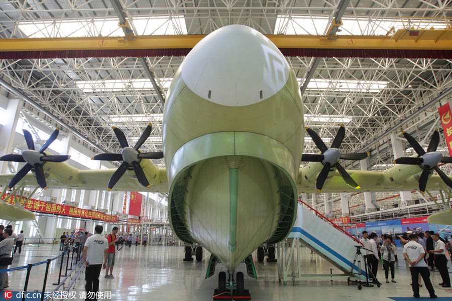 World's largest amphibious aircraft made in China