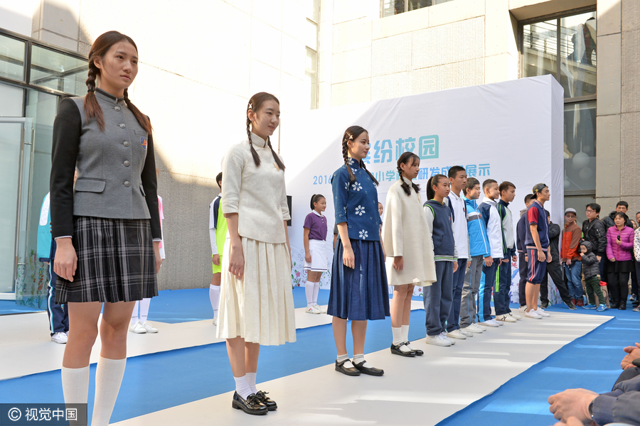 School uniforms get chic look