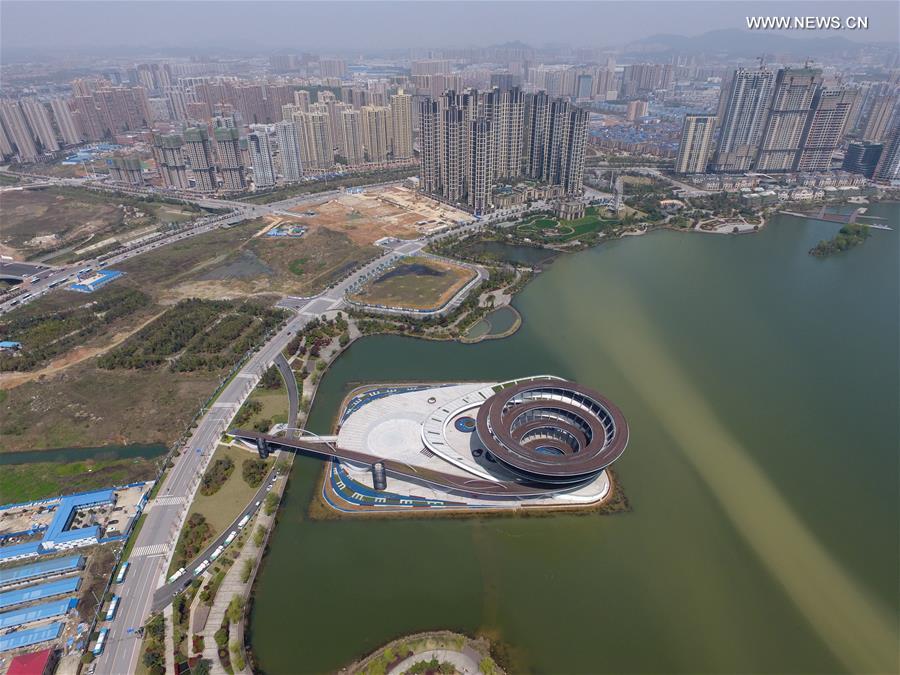 Spiral sightseeing platform a new landmark in Changsha