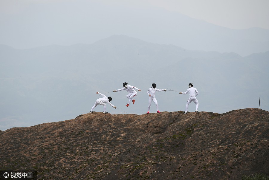 Fencing in the air