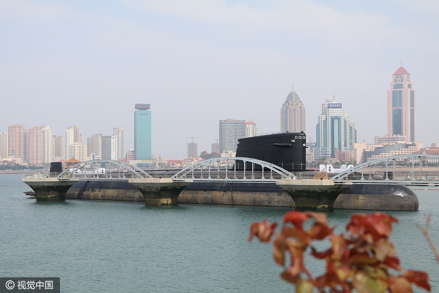 Nuclear submarine opens its doors to public in Qingdao