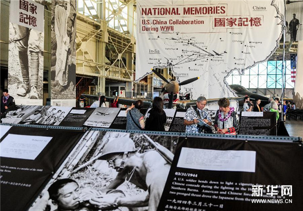 Photo exhibit on China-US WWII collaboration unveils in Honolulu