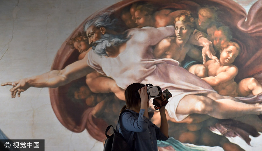 Michelangelo's frescos recreated in Shanghai