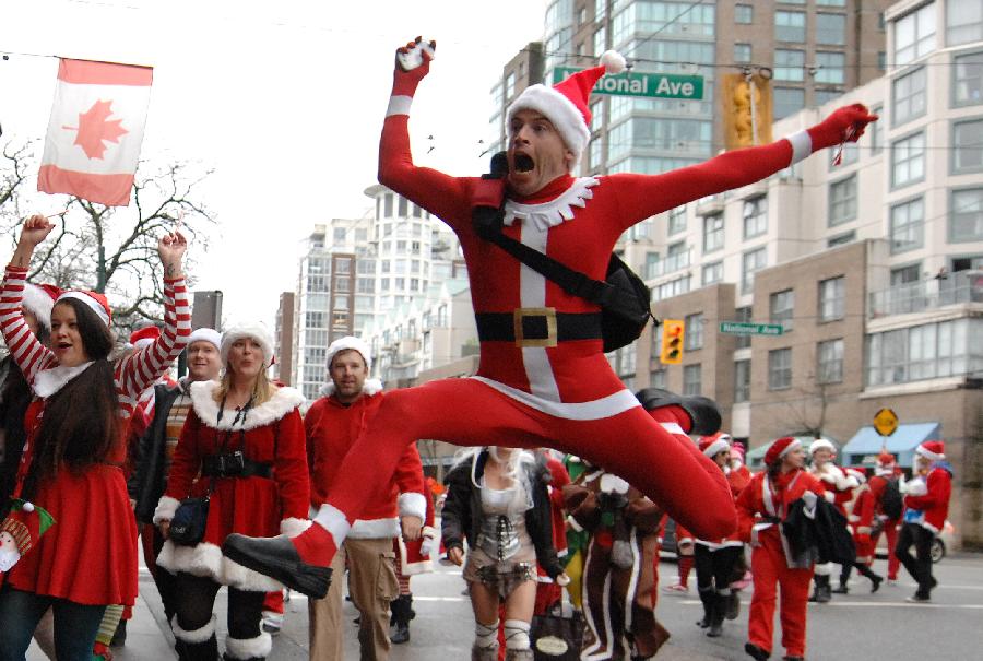 SantaCon 2013 held in Vancouver