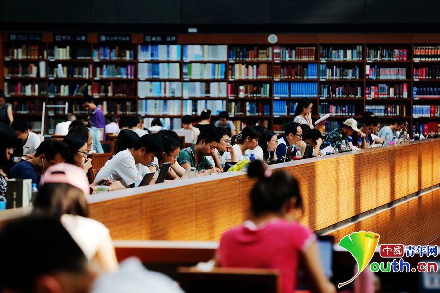 Reading in National Library over summer