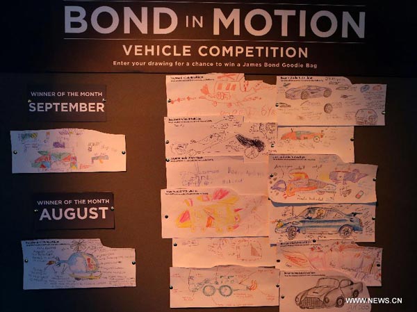 Bond In Motion exhibition held at London Film Museum