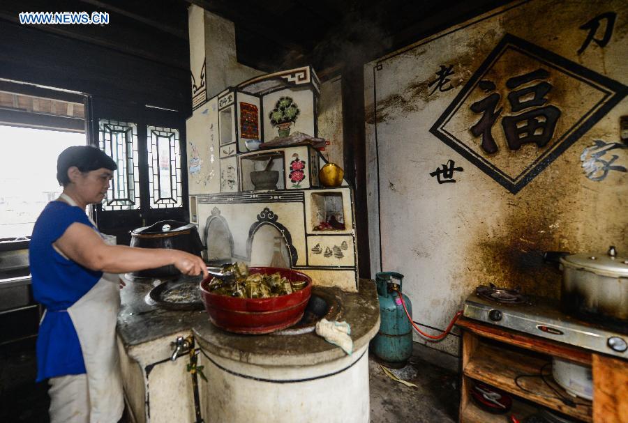 Food prepared for upcoming Dragon Boat Festival in China's Zhejiang