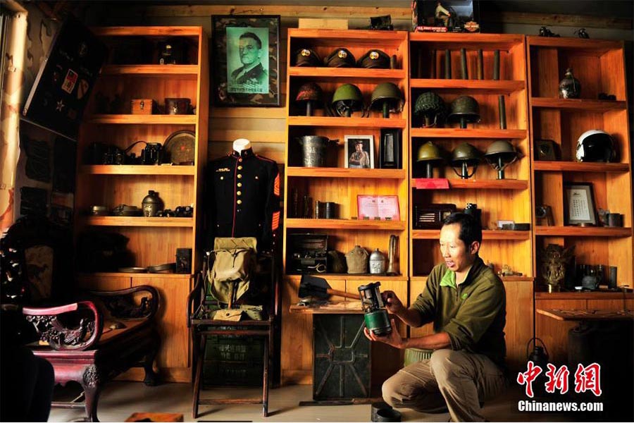 Collection of 4,000 World War II relics in Kunming