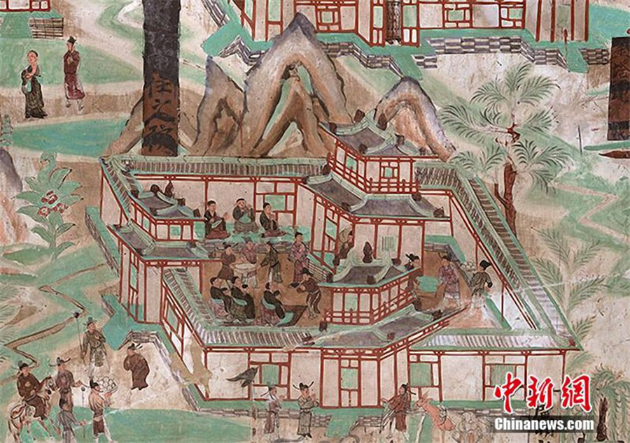 Double Ninth Festival presented in Dunhuang frescoes