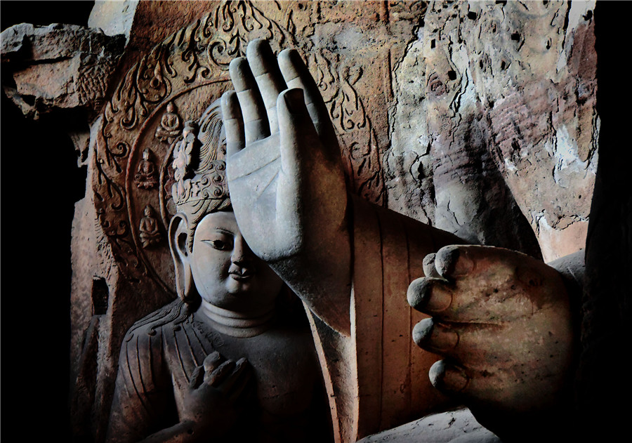 Buddha statues at grottoes across China