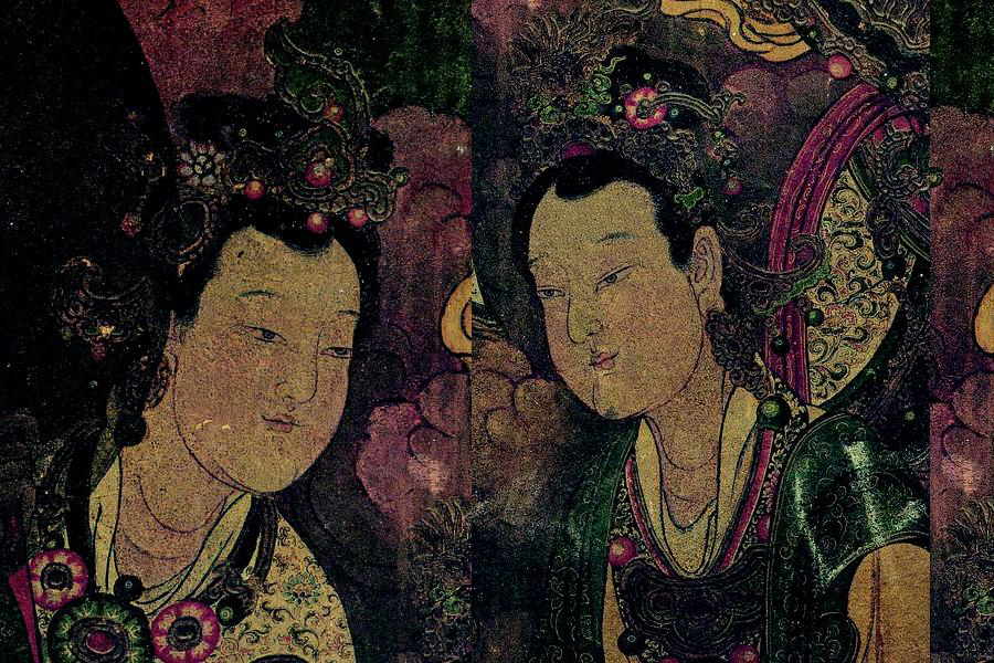 Frescos from Ming Dynasty glimmer in 500 year-old Fahai Temple