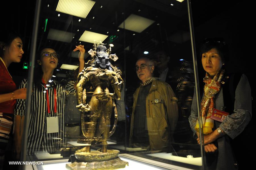 Cultural relics exhibited at Potala Palace in Lhasa