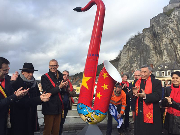 Chinese New Year celebrations in the birthplace of the saxophone