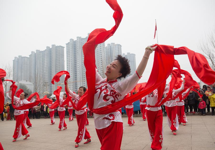 People in China hold various celebrations on day of 'Lichun'