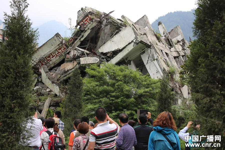 四川汶川地震5周年：映秀五一迎來旅游高峰