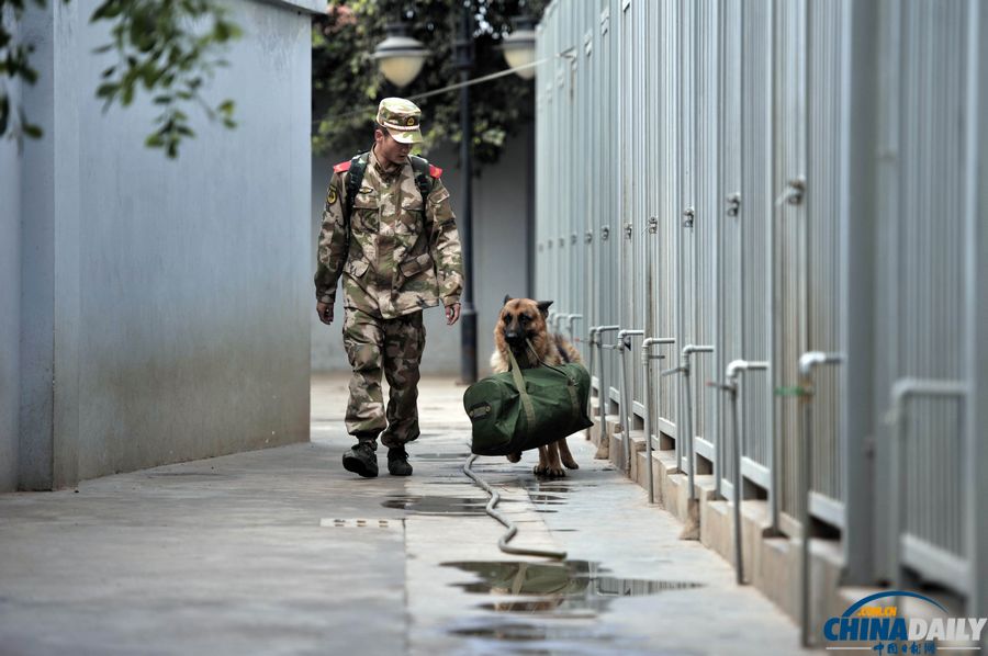 “戰(zhàn)友”的特殊告別：人犬分別的感人瞬間