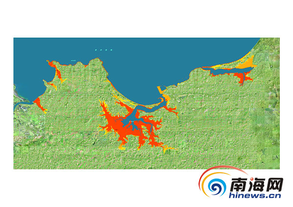 海南5市縣風(fēng)暴潮風(fēng)險(xiǎn)區(qū)劃圖公開 標(biāo)注風(fēng)險(xiǎn)區(qū)