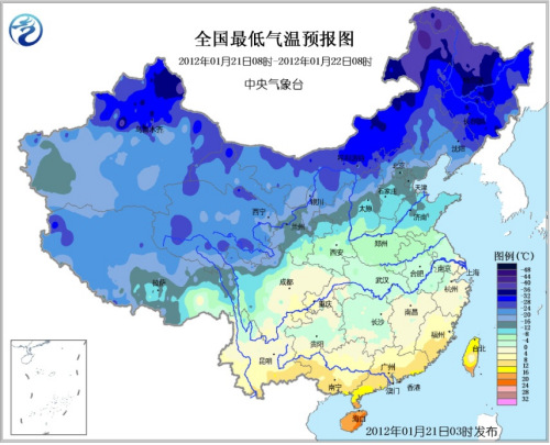 全國雨雪勢頭強勁 今年首個暴雪藍色預警發(fā)布