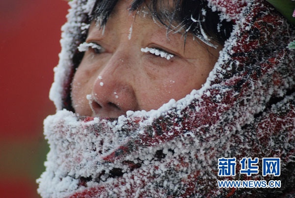 中國北方多地遭遇極寒零下40度低溫持續(xù)10余天