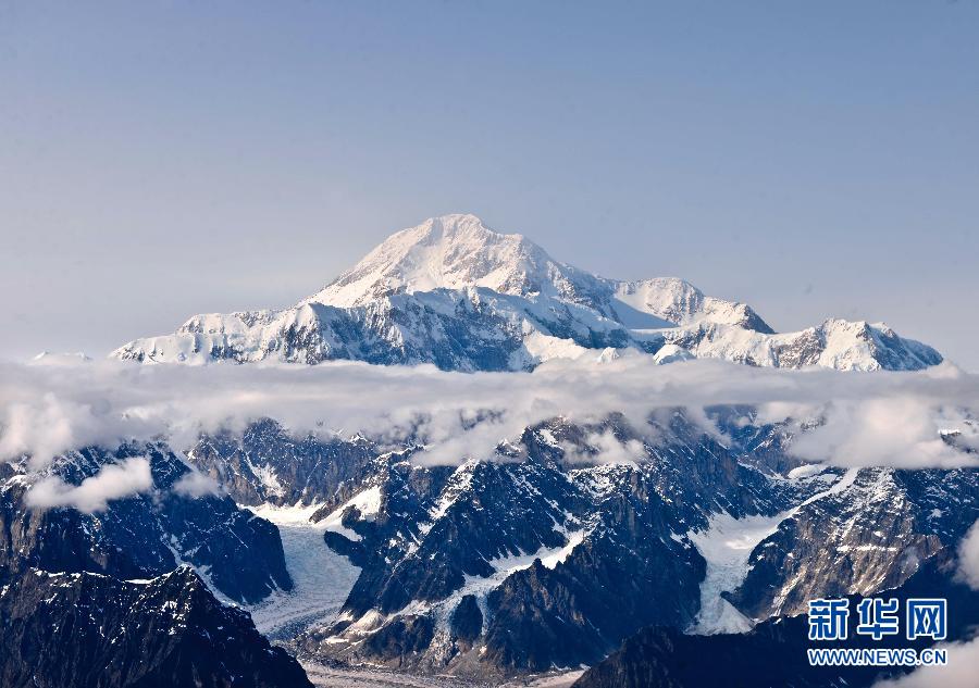 高清大圖：鳥瞰阿拉斯加山脈