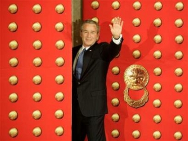 Bush in China 