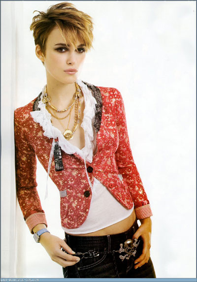 Keira Knightley short hair photos