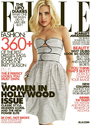 Scarlett Johansson covers Elle magazine