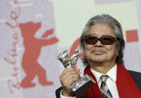 Japanese director Koji Wakamatsu at Berlinale International Film Festival in Berlin